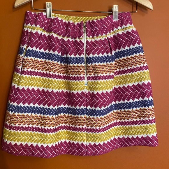 Nomad Morgan Carper woven high waist mini skirt M - Picture 4 of 13